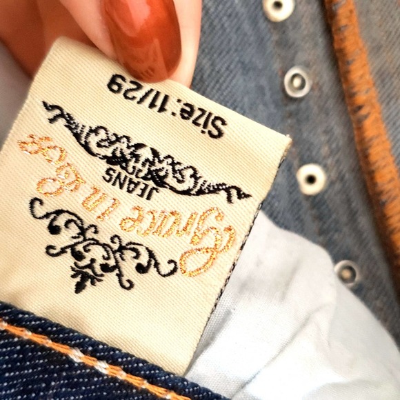 Grace Jeans Boot Cut Embellished Size 11/29 - Picture 5 of 8